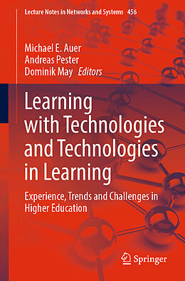 Couverture cartonnée Learning with Technologies and Technologies in Learning de 