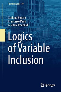 eBook (pdf) Logics of Variable Inclusion de Stefano Bonzio, Francesco Paoli, Michele Pra Baldi