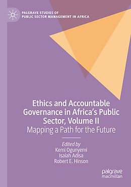 Couverture cartonnée Ethics and Accountable Governance in Africa's Public Sector, Volume II de 