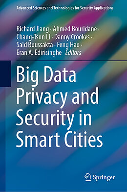 Livre Relié Big Data Privacy and Security in Smart Cities de 