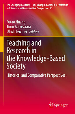 Couverture cartonnée Teaching and Research in the Knowledge-Based Society de 