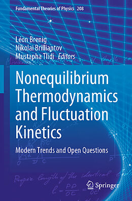 Couverture cartonnée Nonequilibrium Thermodynamics and Fluctuation Kinetics de 