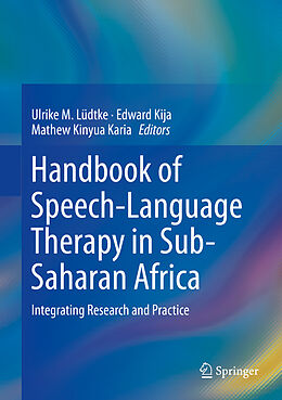 Livre Relié Handbook of Speech-Language Therapy in Sub-Saharan Africa de 
