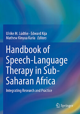 Couverture cartonnée Handbook of Speech-Language Therapy in Sub-Saharan Africa de 