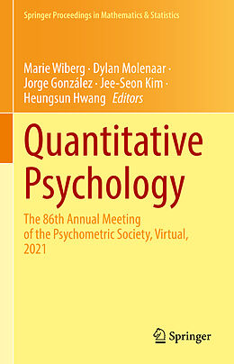 Livre Relié Quantitative Psychology de 