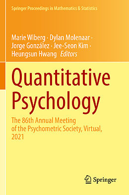 Kartonierter Einband Quantitative Psychology von 