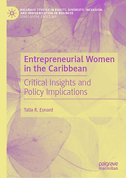 Livre Relié Entrepreneurial Women in the Caribbean de Talia R. Esnard