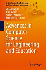 eBook (pdf) Advances in Computer Science for Engineering and Education de 