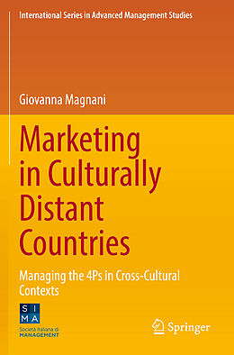 Couverture cartonnée Marketing in Culturally Distant Countries de Giovanna Magnani