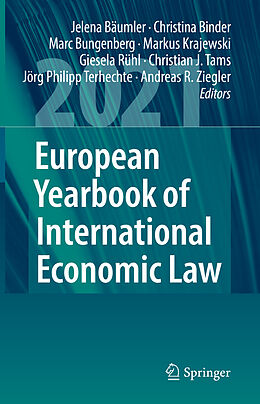 Livre Relié European Yearbook of International Economic Law 2021 de 