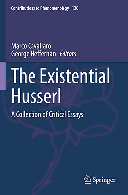 Couverture cartonnée The Existential Husserl de 