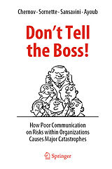 E-Book (pdf) Don't Tell the Boss! von Dmitry Chernov, Didier Sornette, Giovanni Sansavini