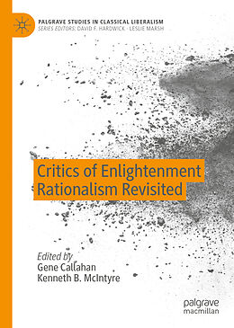 Livre Relié Critics of Enlightenment Rationalism Revisited de 