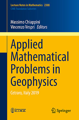 Couverture cartonnée Applied Mathematical Problems in Geophysics de 