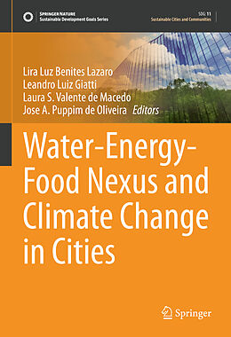 Livre Relié Water-Energy-Food Nexus and Climate Change in Cities de 