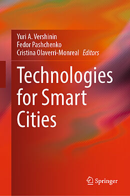 Livre Relié Technologies for Smart Cities de 