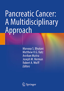 Couverture cartonnée Pancreatic Cancer: A Multidisciplinary Approach de 