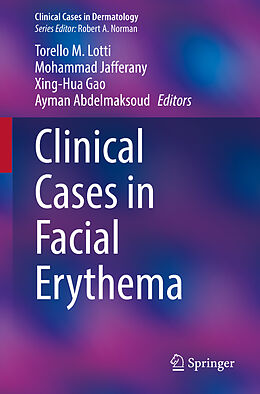 Couverture cartonnée Clinical Cases in Facial Erythema de 