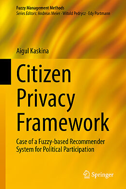 Livre Relié Citizen Privacy Framework de Aigul Kaskina