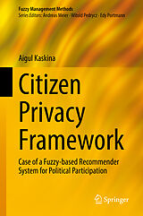 eBook (pdf) Citizen Privacy Framework de Aigul Kaskina