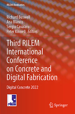 Couverture cartonnée Third RILEM International Conference on Concrete and Digital Fabrication de 