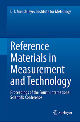 Livre Relié Reference Materials in Measurement and Technology de 