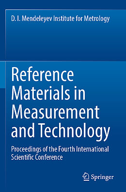 Kartonierter Einband Reference Materials in Measurement and Technology von 