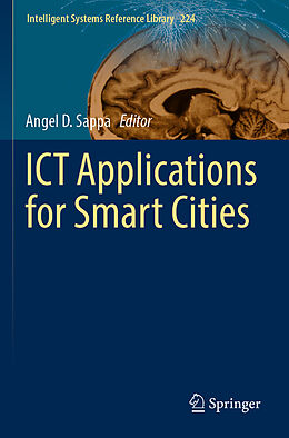 Couverture cartonnée ICT Applications for Smart Cities de 