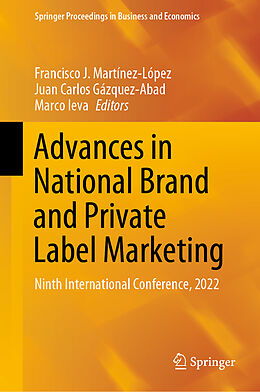 Livre Relié Advances in National Brand and Private Label Marketing de 