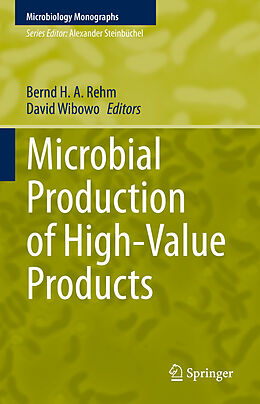 Fester Einband Microbial Production of High-Value Products von 