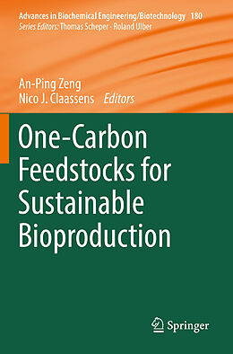 Couverture cartonnée One-Carbon Feedstocks for Sustainable Bioproduction de 