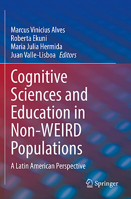 Couverture cartonnée Cognitive Sciences and Education in Non-WEIRD Populations de 