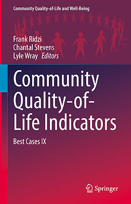 Livre Relié Community Quality-of-Life Indicators de 