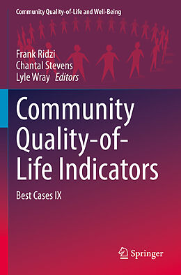Kartonierter Einband Community Quality-of-Life Indicators von 