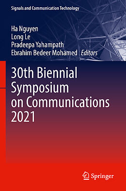 Couverture cartonnée 30th Biennial Symposium on Communications 2021 de 