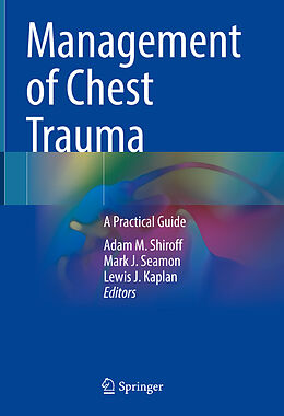 Livre Relié Management of Chest Trauma de 