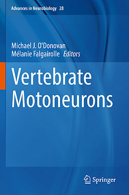 Couverture cartonnée Vertebrate Motoneurons de 