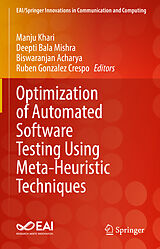 E-Book (pdf) Optimization of Automated Software Testing Using Meta-Heuristic Techniques von 