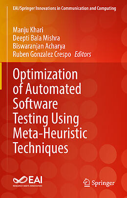 E-Book (pdf) Optimization of Automated Software Testing Using Meta-Heuristic Techniques von 