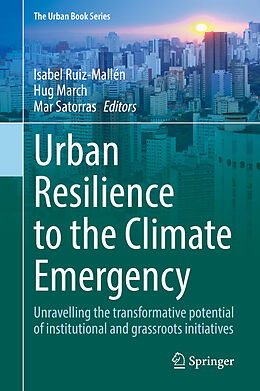 Livre Relié Urban Resilience to the Climate Emergency de 