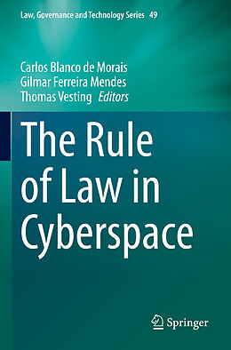 Couverture cartonnée The Rule of Law in Cyberspace de 