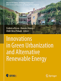 Livre Relié Innovations in Green Urbanization and Alternative Renewable Energy de 