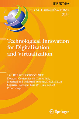 Couverture cartonnée Technological Innovation for Digitalization and Virtualization de 