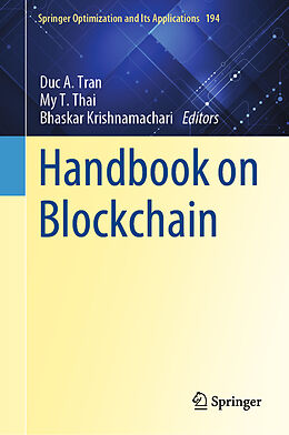 Fester Einband Handbook on Blockchain von 