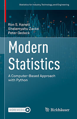 Livre Relié Modern Statistics de Ron S. Kenett, Peter Gedeck, Shelemyahu Zacks