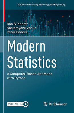 Couverture cartonnée Modern Statistics de Ron S. Kenett, Peter Gedeck, Shelemyahu Zacks