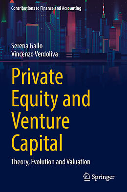 Couverture cartonnée Private Equity and Venture Capital de Vincenzo Verdoliva, Serena Gallo