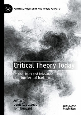 Couverture cartonnée Critical Theory Today de 