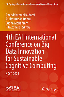 Couverture cartonnée 4th EAI International Conference on Big Data Innovation for Sustainable Cognitive Computing de 