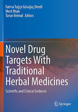 Couverture cartonnée Novel Drug Targets With Traditional Herbal Medicines de 